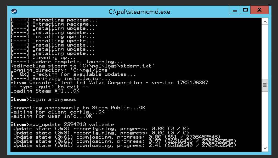 如何用Windows服务器搭建幻兽帕鲁服务器端 第12张 如何用Windows服务器搭建幻兽帕鲁服务器端 第12张
