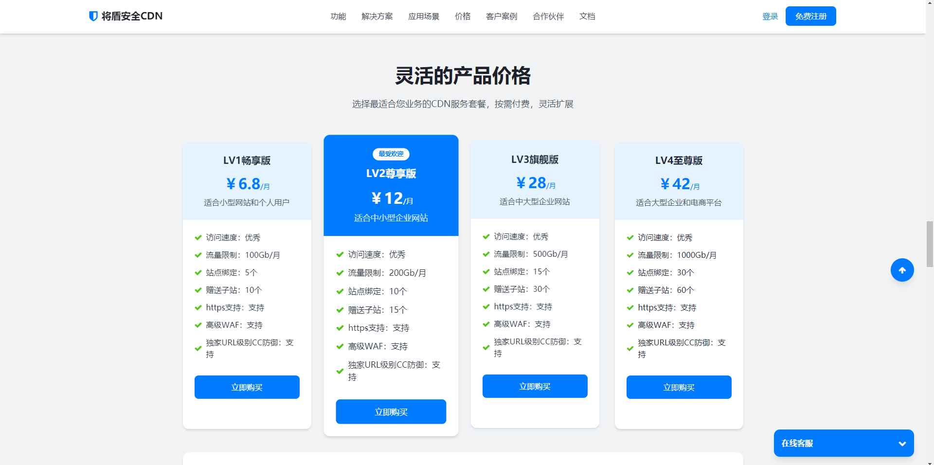CDN销售单页源码 第2张 CDN销售单页源码 第2张