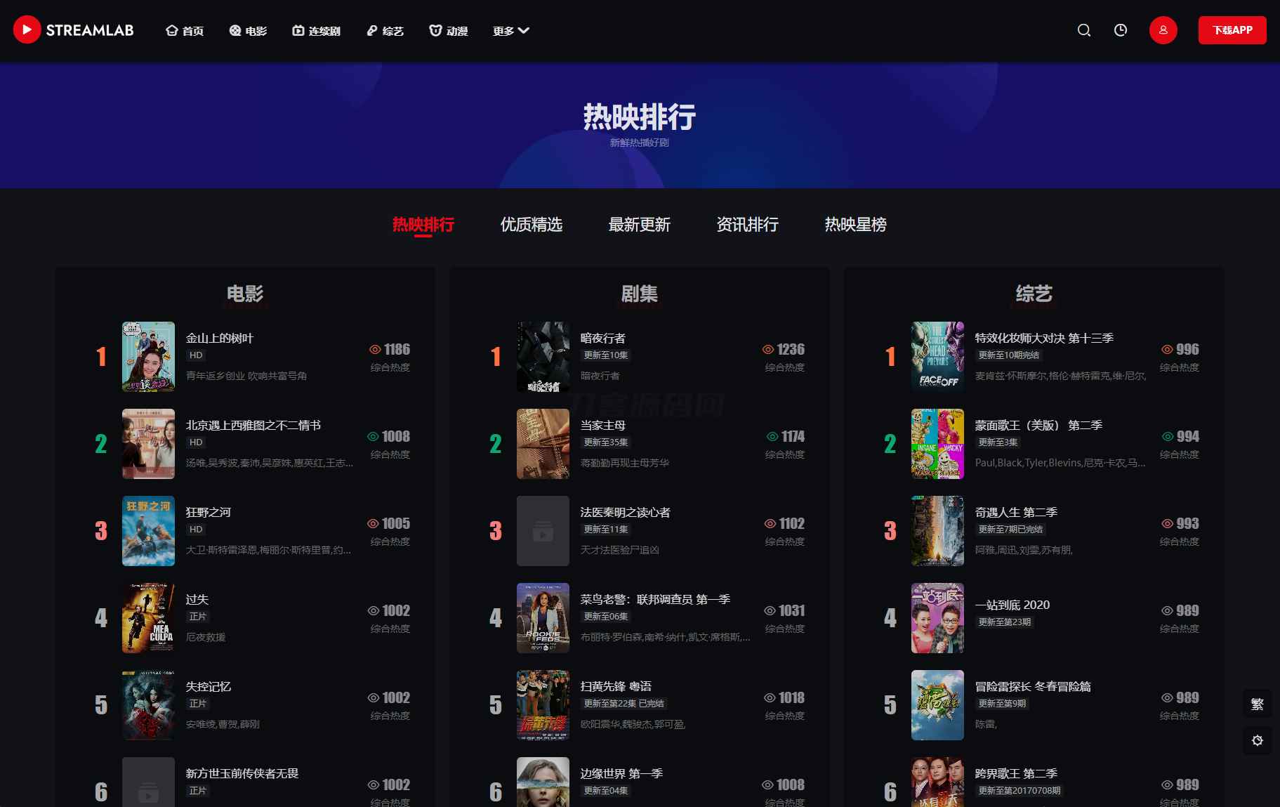 苹果CMS短视多功能主题第二套Streamlab 第3张 苹果CMS短视多功能主题第二套Streamlab 第3张