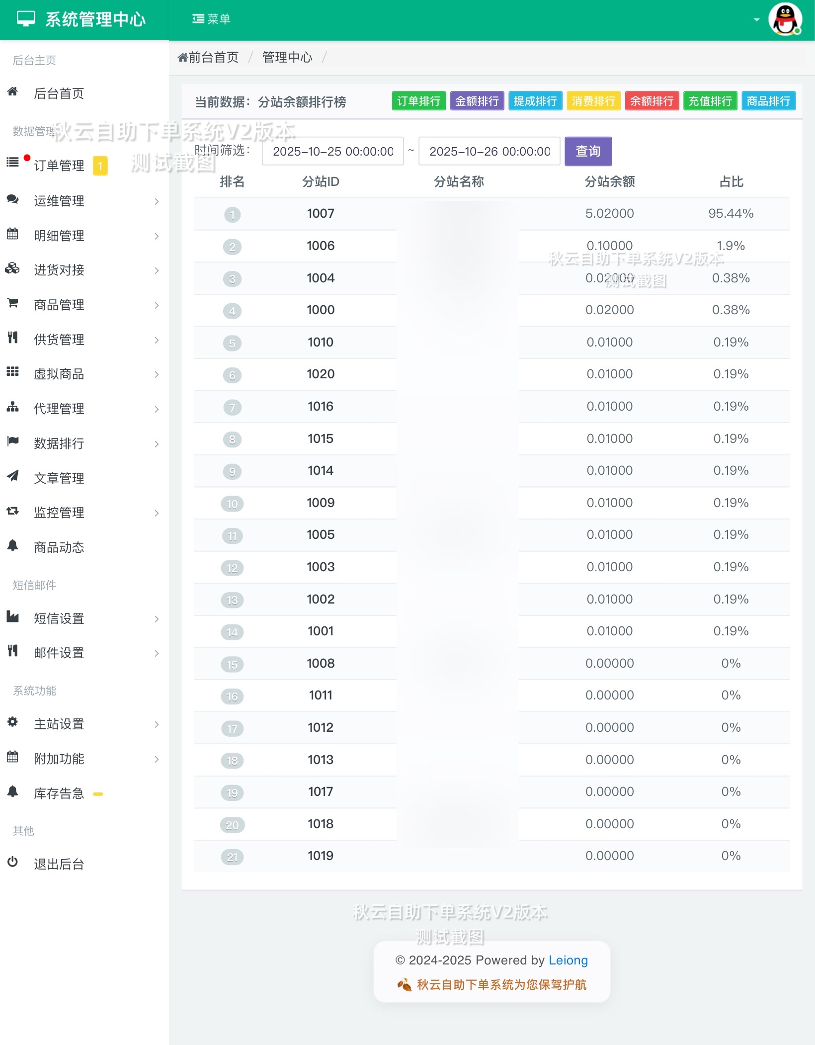 秋云自助下单系统V2最新版 彩虹云商城二开美化 第3张 秋云自助下单系统V2最新版 彩虹云商城二开美化 第3张